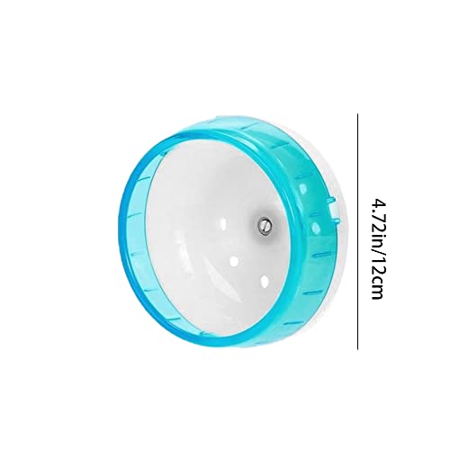 Silent Hamster Wheel 4.7 Inch Small Animal Running Exercise Wheel | Quiet non-slip design with smooth rotation, ideal for hamsters and small pets to enjoy daily exercise at home.