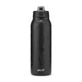 Ello Pop & Fill Insulated Stainless Steel Water Bottle with Quick Fill Lid, Leakproof Locking, Sip or Chug Spout, BPA-Free, Double Wall Vacuum Insulated for Sports, Travel & School- 22oz / 32oz / 40oz - color: Zebra, style: 32oz