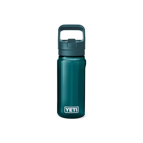 YETI Yonder 600 ml/20 oz Water Bottle with Yonder Straw Cap, Agave Teal - color: Agave Teal, size: 20 Ounces