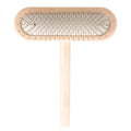 Chris Christensen Dog Brush, 16 mm,T-Brushes, Groom Like a Professional, Stainless Steel Pins, Lightweight Beech Wood Body, Ground and Polished Tips, Fight Fatigue and Stress Injuries - size: 16mm-Regular