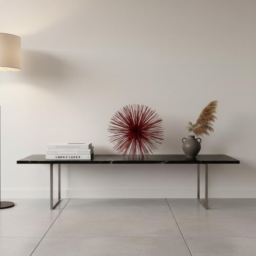Modern Day Accents 5250 Erizo Spiked Large Red Sphere, 10" D - color: Red, size: Large