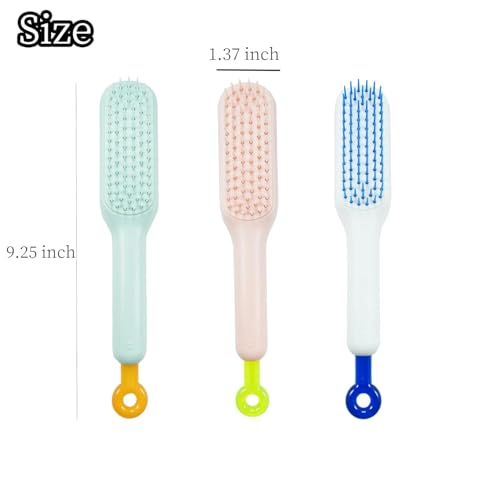 Scalable Small Grooming Dog Brush, Puppy Massaging Hair Brush, for Small Dogs Cats Rabbits of All Hair Types (Pink) - color: Pink