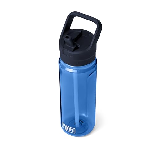 YETI Yonder 750 ml/25 oz Water Bottle with Yonder Straw Cap, Royal Blue - color: Royal Blue, size: 25 Ounces
