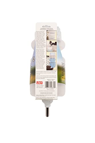 Lixit® Top Fill No Drip Water Bottles for Rabbits, Ferrets, Hamsters, Guinea Pigs, Rats, Chinchillas and Other Small Animals - Made in USA (Granite (Pack of 1), 44 Ounce) - color: Granite (Pack of 1), size: 44oz
