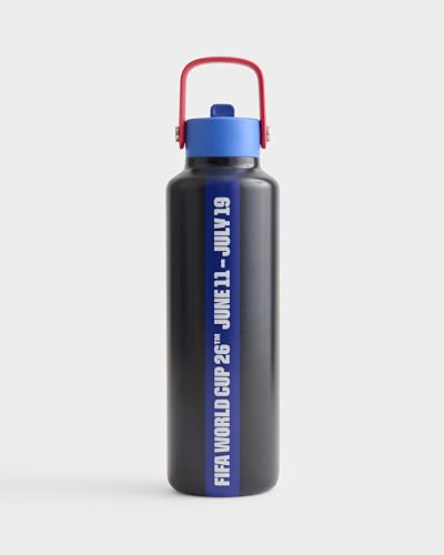 Drib 24oz Insulated Water Bottle, FIFA World Cup 2026 Edition – Performance Stainless Steel Insulated Bottle with Quiet Leak-Proof Straw Lid (Kansas City - City Poster) - color: Kansas City - City Poster
