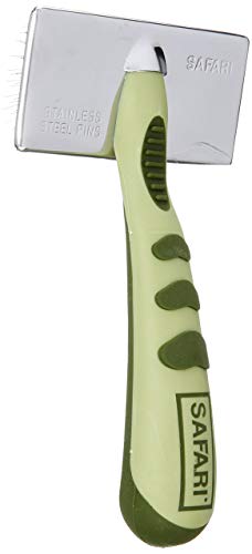 Coastal Pet Safari Dog Soft Slicker Brush - Dog Grooming Brush for Shedding - for Dogs with Short, Medium and Long Hair - Medium - 6.25" x 3.5" - size: Medium