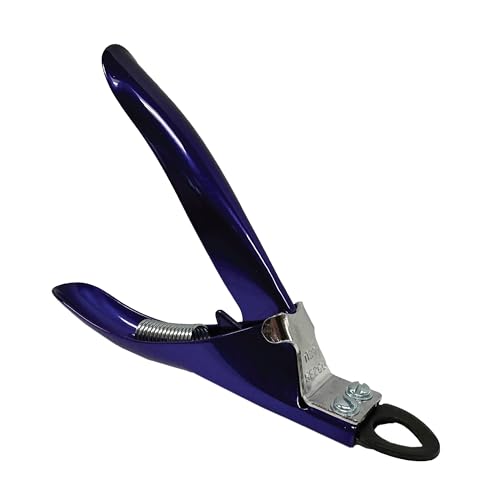 Candy Series Dog Nail Clippers for Large Dogs – USA-Made Professional Guillotine Pet Nail Trimmer with Replaceable Blade System - color: Candy Purple, size: Large