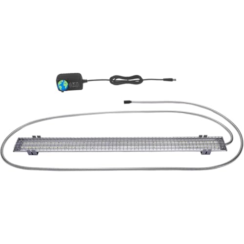 HappyBird Lighting Bird Cage Light with Chew Guard - Full Spectrum LED Pet Light - Simulates Natural Environment - Safe for Hookbill Birds – Easy to Install - (24" Long) - size: 24"
