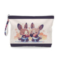 ENGVZ Wet Dry Bag, Waterproof Travel Pouch, Large Zipper Bag For Swimsuits, Diapers, Toiletries, Makeup, Women And Girls Cute Boxing Bunnies - color: Bunny