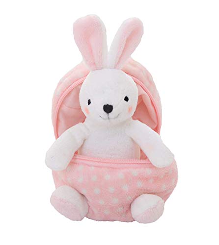 Easter Stuffed Animal - 6 inch - Surprise Zip up Egg Hideaway Springtime Inspired Plush Toy Gift for Kids, Boys and Girls - Easter Mother's Day Birthday (New Bunny-Egg) - color: New Bunny-egg