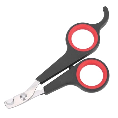 Bird Nail Clippers, Stainless Steel Small Animal Nail Clippers, Half Moon Pet Nail Scissors, Plastic Handle Pet Nail Clipper Scissors, Clipper Bird Grooming for Small Parrot Birds