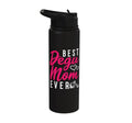 Best Degu Mom Ever Rodents Stainless Steel Insulated Water Bottle - color: Black