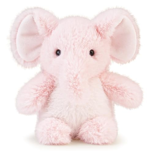 Cute Elephant Stuffed Animal Plushie Soft Plush Gift for Kids 6” | Palm-Sized Elephant Plush Toy, Desk Decor, Birthday Christmas Valentine’s Day Gift for Girls Boys Girlfriend Boyfrien - color: Elephant