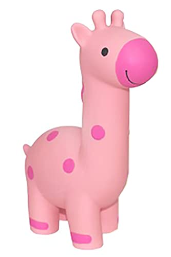 Multipet Minipet Latex Giraffe 5" Dog Toy with Squeaker (Assorted Color, 1 Pack) - color: Giraffe