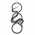 Snake Climbing Rings for Ball Python, Enrichment Toys for Corn Snake, Reptile Enrichment Climbing Ring, Reptile Tank Accessories for Terrarium, Bearded Dragon, Chameleon, Iguana, Gecko, Lizard, Parrot
