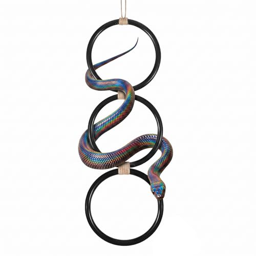 Snake Climbing Rings for Ball Python, Enrichment Toys for Corn Snake, Reptile Enrichment Climbing Ring, Reptile Tank Accessories for Terrarium, Bearded Dragon, Chameleon, Iguana, Gecko, Lizard, Parrot