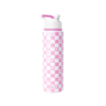 Simple Modern Barbie Water Bottle with Straw | 30oz | Checkered | Summit Stainless Steel Water Bottles, Insulated Metal Cup | Leak Proof for School, Gym, Travel, Sports | Barbie Checkmate - color: Barbie: Checkmate, style: 30oz Water Bottle