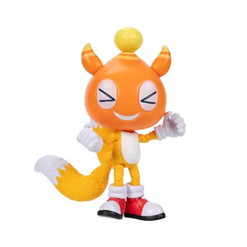Sonic 3 Movie Action Figures 5-Inch Chao Mascot Tails Collector Toy Figure, Highly Articulated for Boys Girls - Officially Licensed Sonic The Hedgehog 3 Movie Product - color: Chao Mascot Tails