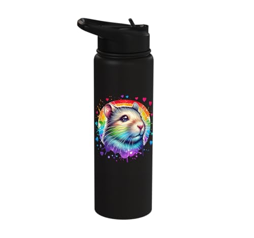Degu Stainless Steel Insulated Water Bottle - color: Black