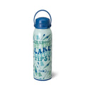 Swig Life 32oz EZ Fill Water Bottle with Straw Lid, Errbody at the Lake | Leakproof Lid - Double Wall Insulated Stainless Steel - Lid, Straw & Lock - Cup Holder Friendly - Dishwasher Safe - color: Errbody Lake, size: 32 Ounces