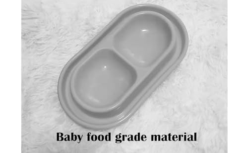 Ant Proof Spill Proof Cat Dog Food Water Bowl,32 OZ No Ants No Spill Food Water Bowls Dish for Cats Small Medium Dogs (Grey) - color: Grey