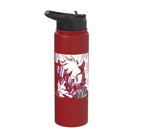 Sonic the Hedgehog Chaotix Casefiles Episode 3 Stainless Steel Insulated Water Bottle - color: Red