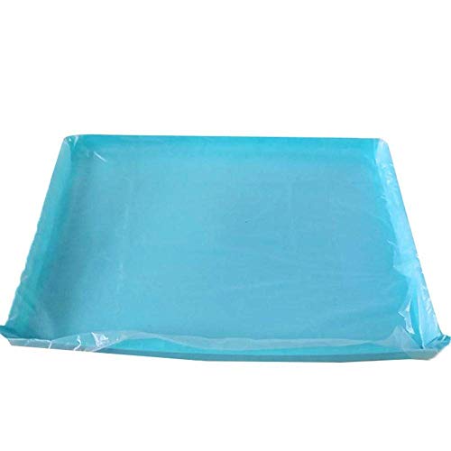 Disposable Rabbit Cage Liner, Plastic Bunny Cage Mat Film to Replace Diapers Suitable for Most Rabbit, Hamster, Guinea Pigs & All Small Animals - 50PCS Universal Toilet Film, 37.4'' x 27.6'' - size: 50PCS