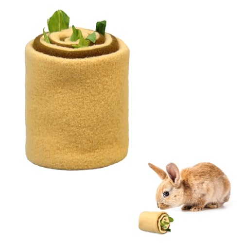 Rabbit Foraging Toy Rabbit Enrichment Toys Interactive Hide Treats for Bunnies Boredom Foraging and Play