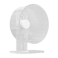 Hamster Exercise Wheel, Clear Acrylic Wheel with Stand for Small Animals (S) - size: S, style: small /