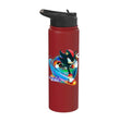 Sonic the Hedgehog - Racing Around the World Shadow Stainless Steel Insulated Water Bottle - color: Red