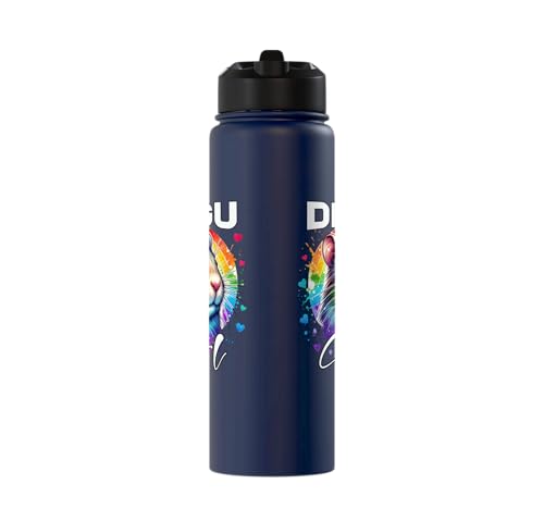Degu Girl Degu Stainless Steel Insulated Water Bottle - color: Navy Blue