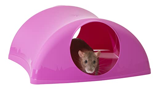 Lixit® Critter Hollow Igloo Hidaway Home for Guinea Pigs, Chinchillas, Rats and Other Small Animals (Pink, 2 Pack) - size: 2 Pack