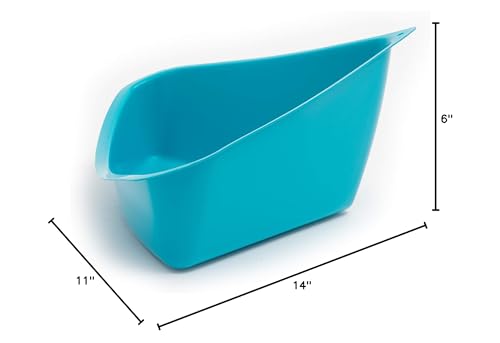 Lixit Corner Litter Pan for Ferrets, Rabbits, Rats, Guinea Pigs and Other Small Animals. (Blue Pack of 1)