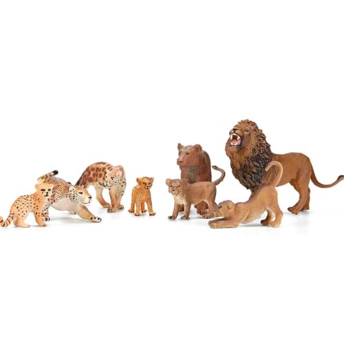 14PCS Realistic Safari Animal Toys with Wild Jungle Figurines for Toddlers