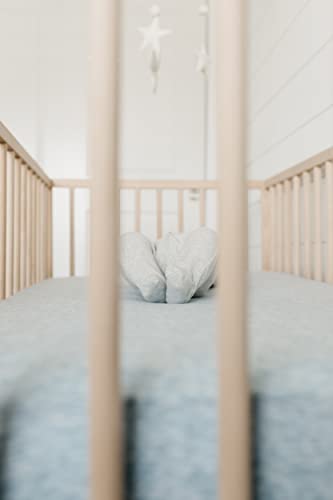 Copper Pearl Premium Knit Baby Crib Sheets for Standard Mattresses, Breathable and Soft, Lennon - color: Lennon