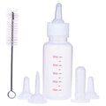 DoubleWood Pet Nursing Bottle Kits Nursing Bottle Kits Replacement Nipple Cat Feeding Bottle for Newborn Kittens, Puppies, Rabbits, Small Animals