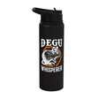 Degu Whisper Rodent Degus Stainless Steel Insulated Water Bottle - color: Black