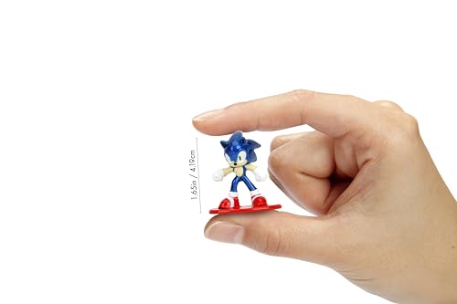 Jada Sonic The Hedgehog Nano Metalfigs 18 Pack Series 2 Die-Cast Figure Set – Includes Sonic, Shadow, Amy Rose, Rouge Toys
