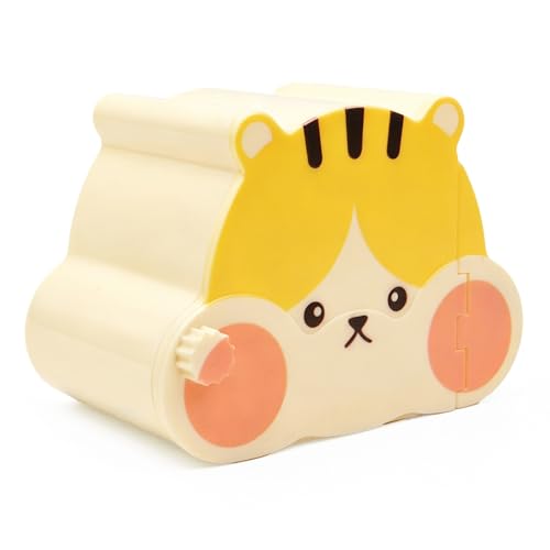 Magnetic Hamster Hideout with Clear Viewing Lid, Mount Hamster House for Syrian Hamsters, Dwarf Hamsters, Gerbils,Mice, Small Animal Hideaway Hut for Acrylic & Wire Cages,Yellow Pink4319-3 - color: Yellow Pink