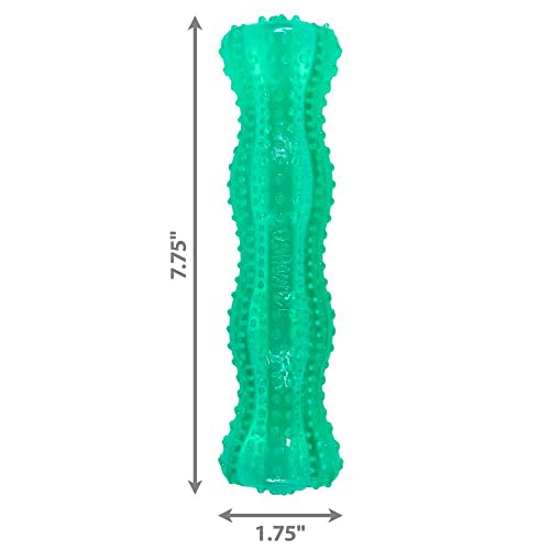 KONG Squeezz Dental Stick - Dog Toy for Cleaning Teeth - Flexible Chew Toy for Gentle & Mild Chewers - for Medium/Large Dogs | Flexible Squeezable Dental Toy for Gentle & Mild Chewers, Helps Clean Teeth & Gums During Engaging Play - style: Stick