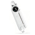 2 in 1 Dog Nail Clippers & Grinder with Light, Quiet Electric Cat Nail Trimmer for Large Medium Small Dogs & Cats, 3 Speeds, Rechargeable, Splash Guard & Safety Lock, Painless Grooming Tool (White)