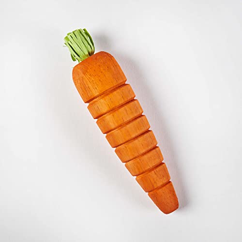 Kaytee Bunny Flip-N-Toss Toy Carrot for Rabbits, Guinea Pigs, and Other Small Animals (Pack of 2) - size: 2 pack