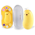 Baby Nail File Electric, Gentle Rechargeable Nail Trimmer, Baby Nail Clippers Grooming Kit Manicure Set for Infant Toddler or Adults, 6 Grinding Head Replacement Pads Yellow - color: Yellow