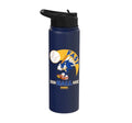 Sonic the Hedgehog - Sonic Fast Ball Stainless Steel Insulated Water Bottle - color: Navy Blue