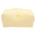 PAZIMIIK Cozy Makeup Bag for Women,Zipper Cosmetic Pouch,Waffle Yellow | Soft Cosmetic Organizer for Makeup,Skincare,Toiletries,Daily Beauty Essentials,Purse,On-the-Go,Bridesmaid Gifts - color: Waffle Yellow