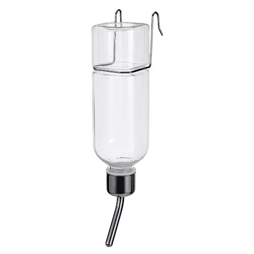 VILLCASE Hanging Water Dispenser, Dog Parrot Water Feeder for Small Automatic Dispenser Plastic Pet Bottle No-Spill Pet Feeder Hamster Kettle Travel Small Animals Accessories