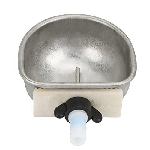 Rabbit Drinking Water Bowl, 10PCS Nipple Drinker Feeder Pet Cage | 3.54x2.60x1.18in Stainless Steel Watering Dispenser System, Bunny Equipment for Breeding Cages