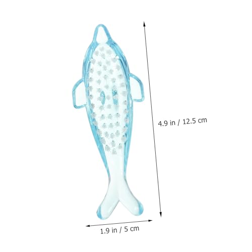 5pcs Toenails Dolphin Tools Brush Whale Women Color Nails Cleaner Handle Art Blush Brush: Kids Plastic Powder Cleaning Supplies Cleansing Scrubber Remover Nail