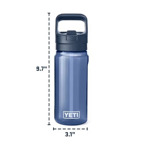 YETI Yonder 600 ml/20 oz Water Bottle with Yonder Straw Cap, Daybreak Yellow - color: Daybreak Yellow, size: 20 Ounces