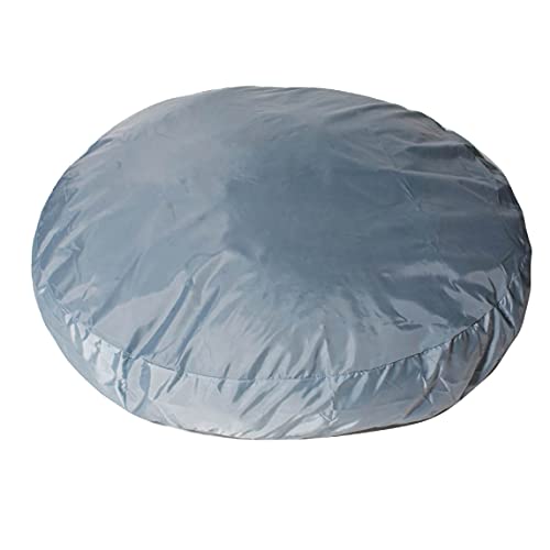 Molly Mutt Water-Resistant Dog Bed Liner, Nylon Bed Liner For Dogs, Easy To Clean, Gray, Round, 36”x36”x4.75” - size: 36" x 4.75" Round